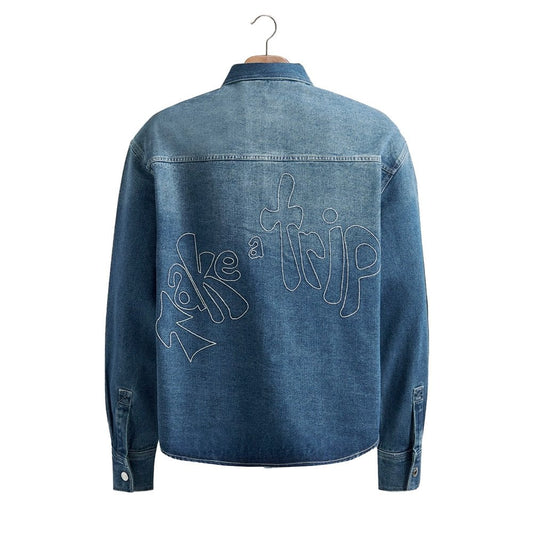 Take A Trip Topstitch Shirt