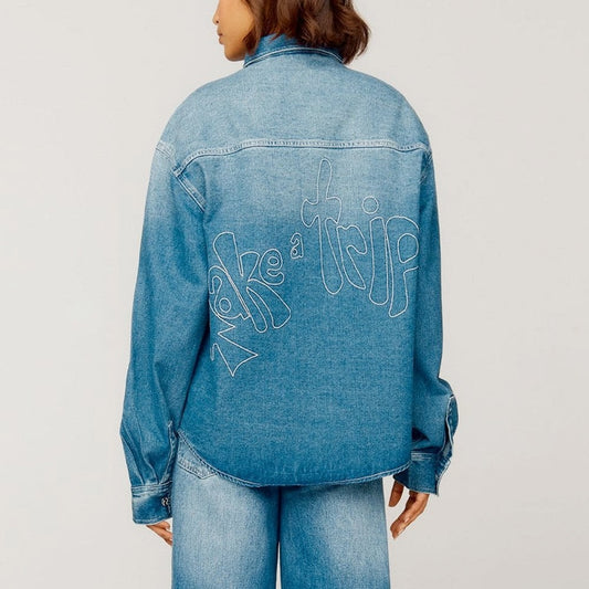 Take A Trip Topstitch Shirt