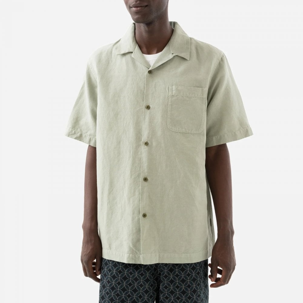 5211 Hemp Camp Collar Shirt - Sage