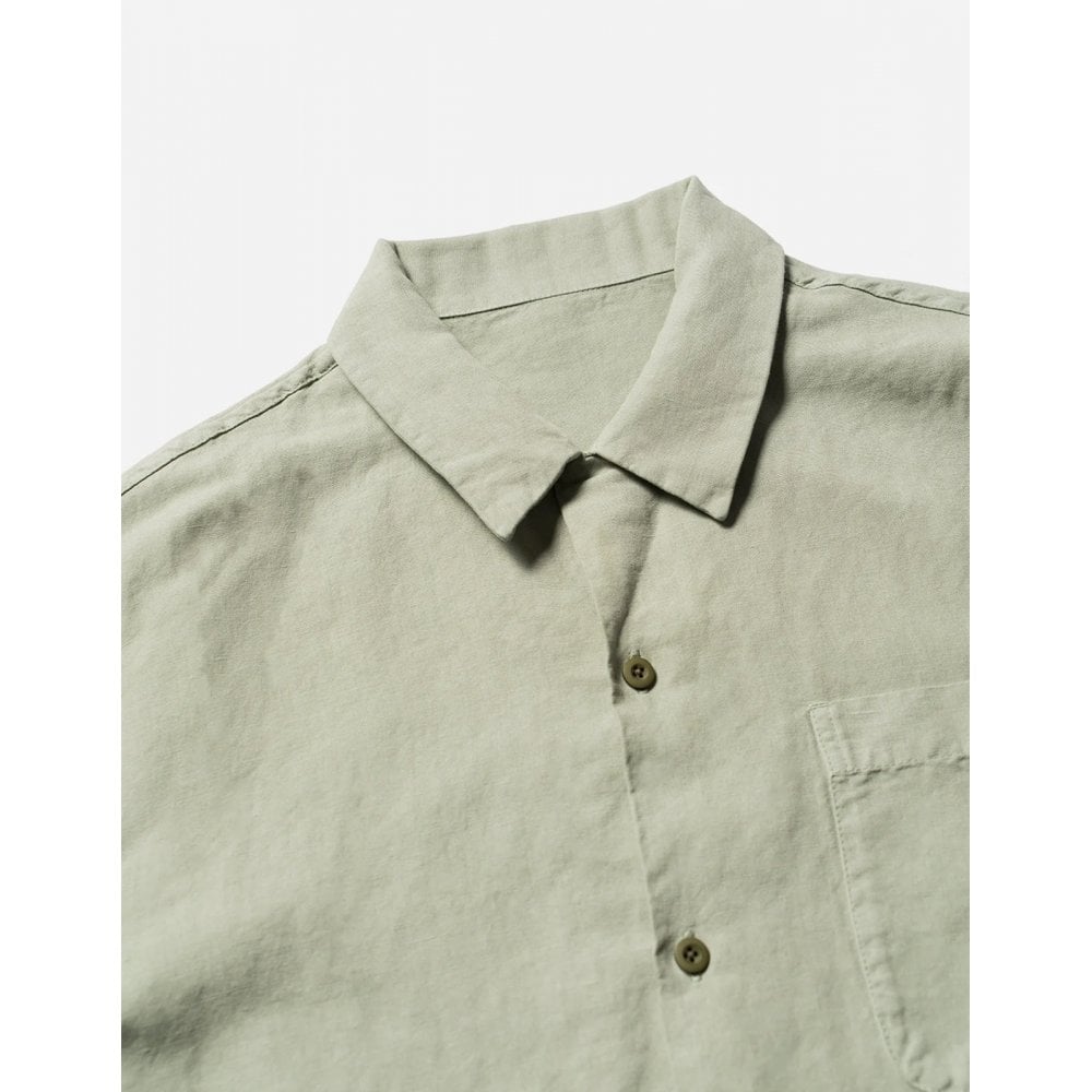 5211 Hemp Camp Collar Shirt - Sage