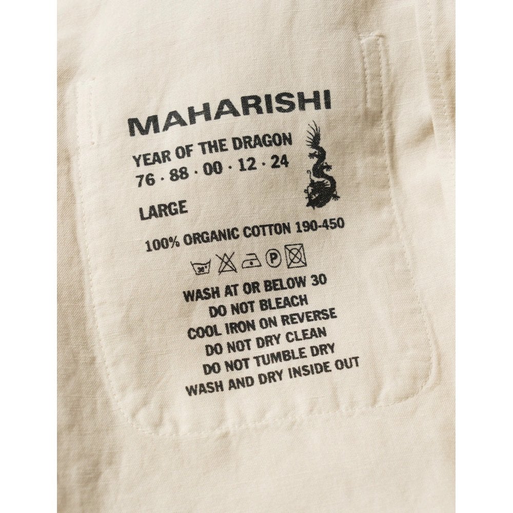 5211 Hemp Camp Collar Shirt - Ecru