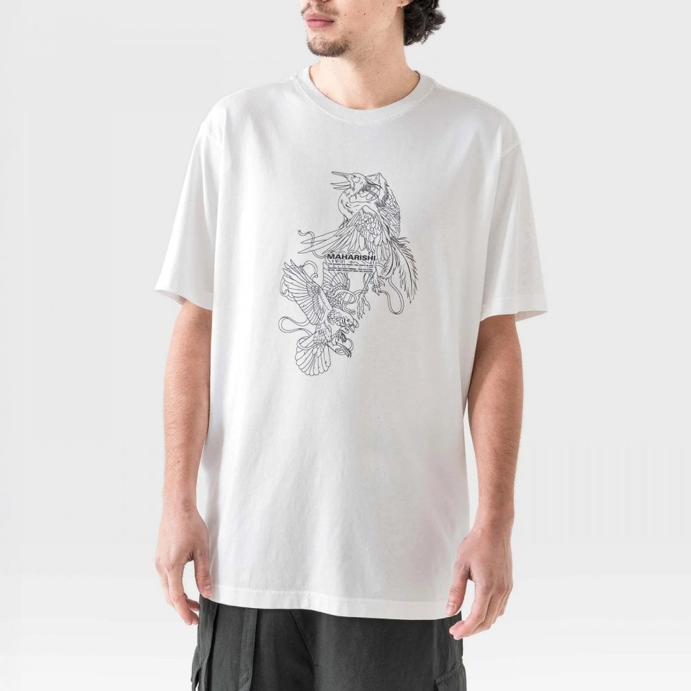 1491 Crow & Heron Miltype T-shirt