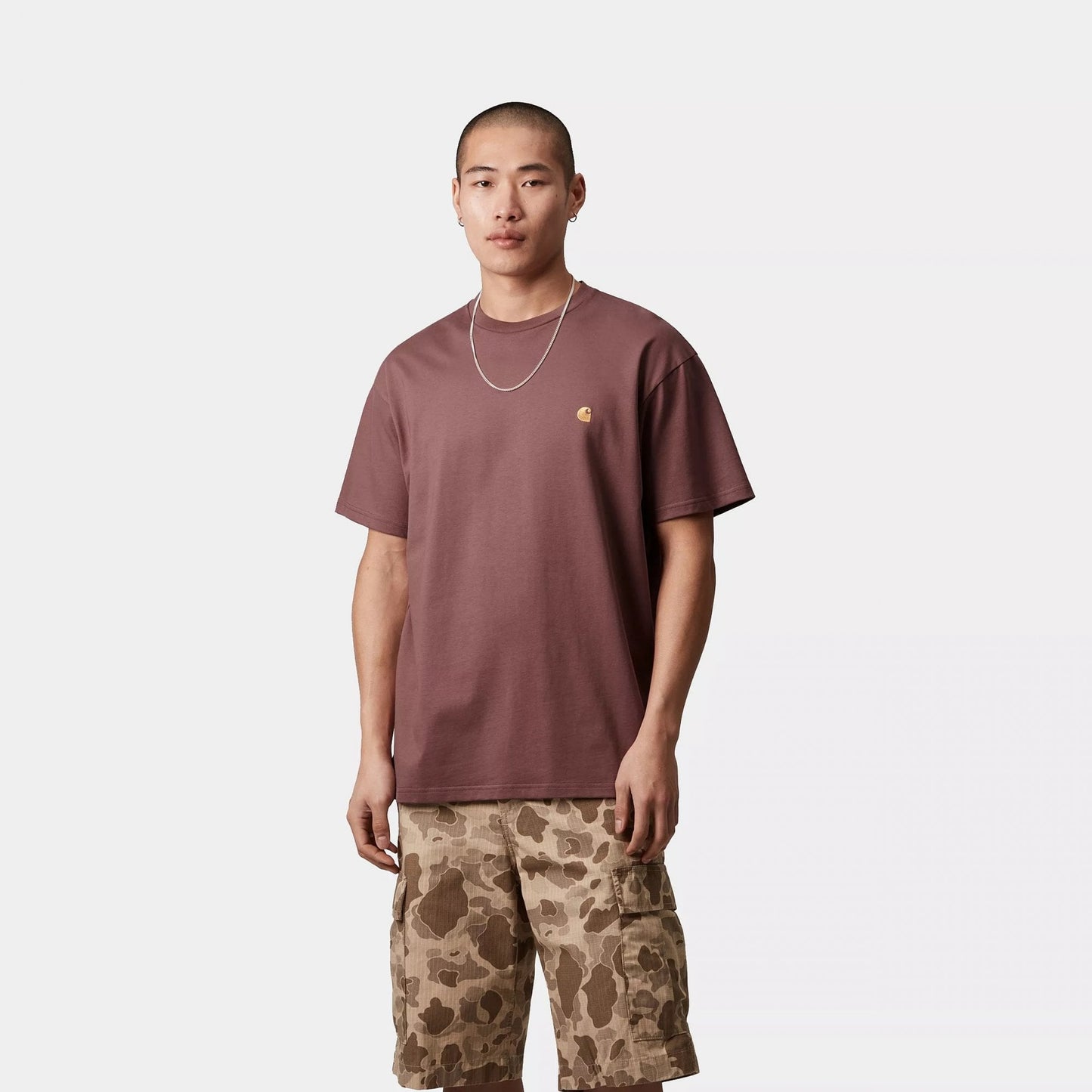 S/s Chase T-shirt - Dusty Pink / Gold
