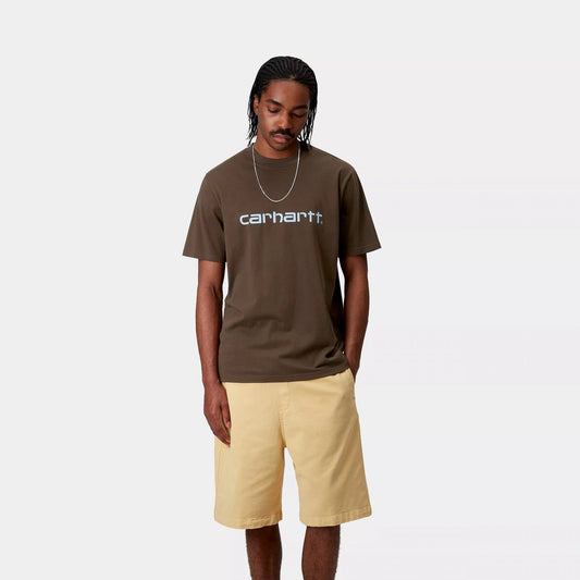 S/s Script T-shirt - Liberica / Air Sky