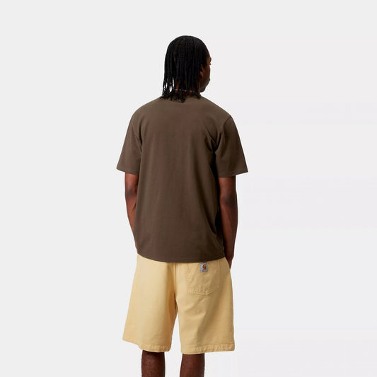 S/s Script T-shirt - Liberica / Air Sky