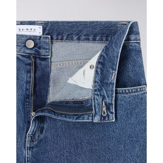 Matrix Pant - Blue - mid marble wash