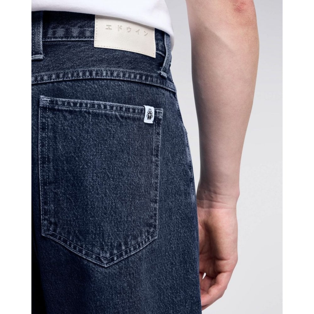 Matrix Pant - Blue - dark marble wash