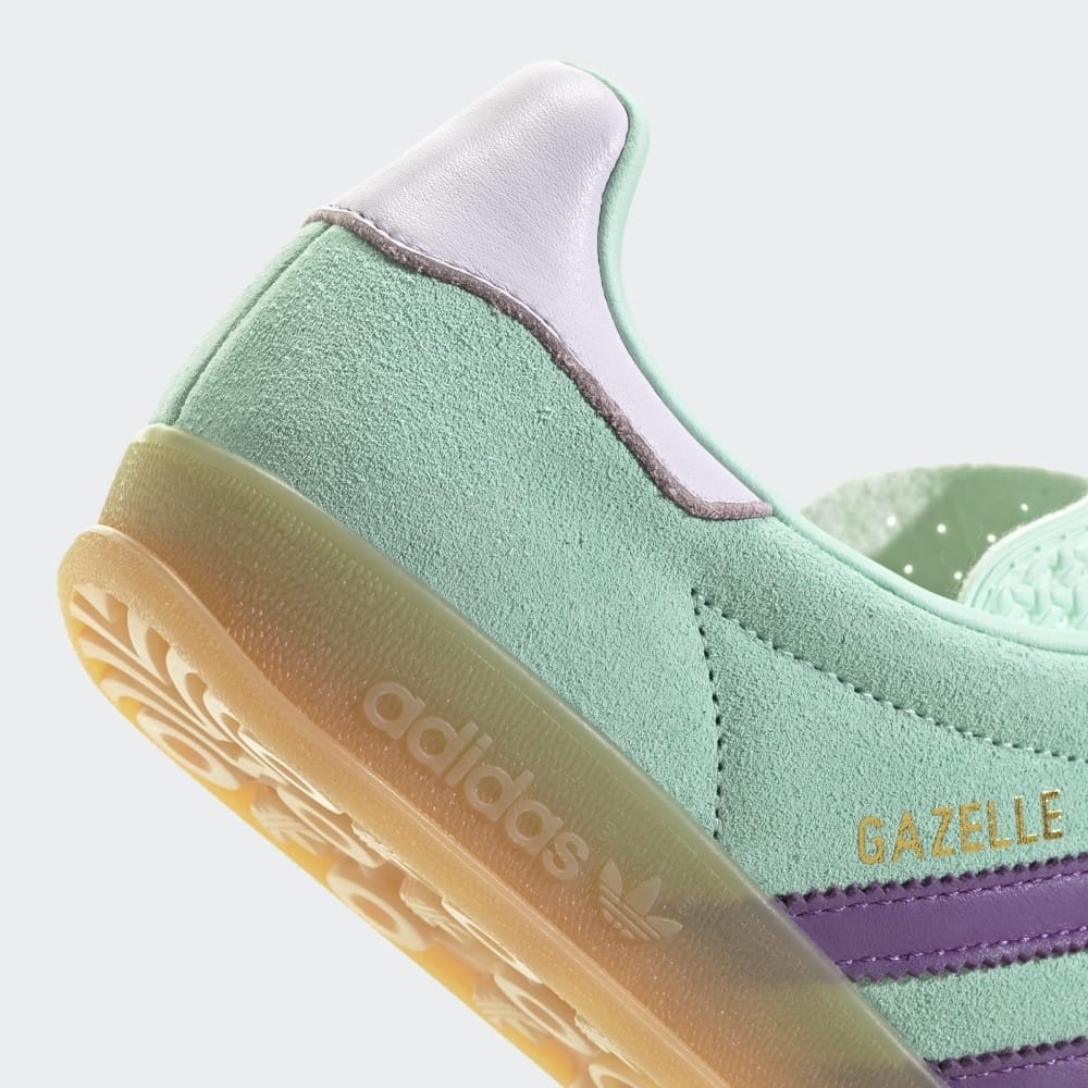 Women's Gazelle Indoor - Clear Mint / Active Purple / Ice Lavender