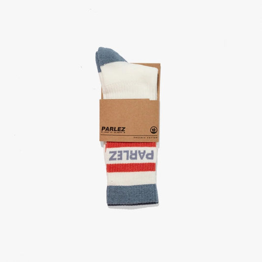 Strive Sock - White/China Blue