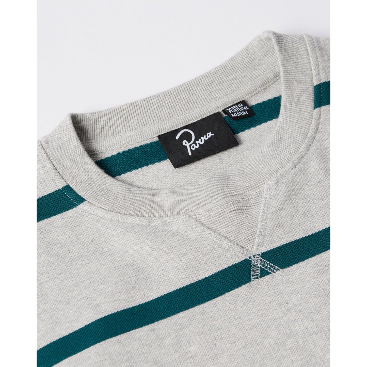 Pristine Striper Crew Neck Sweatshirt