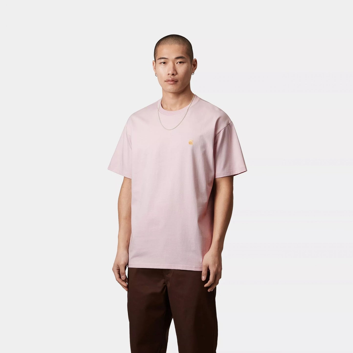 S/S Chase T-shirt - Air Pink / Gold