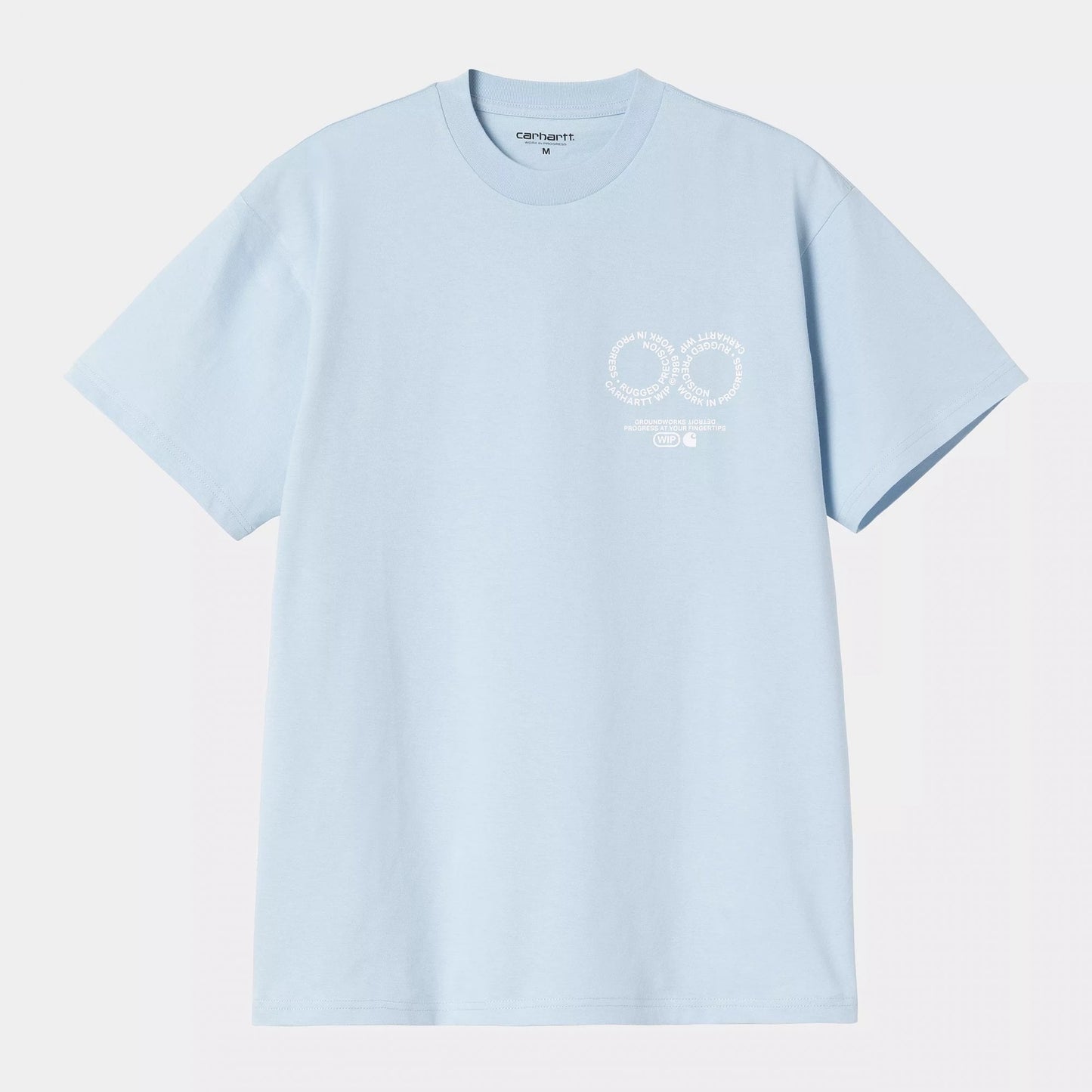 S/s Rotation T-shirt - Air Sky / White