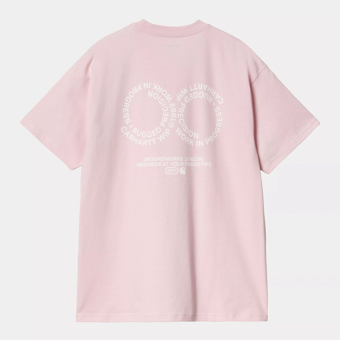 S/s Rotation T-shirt - Air Pink / White