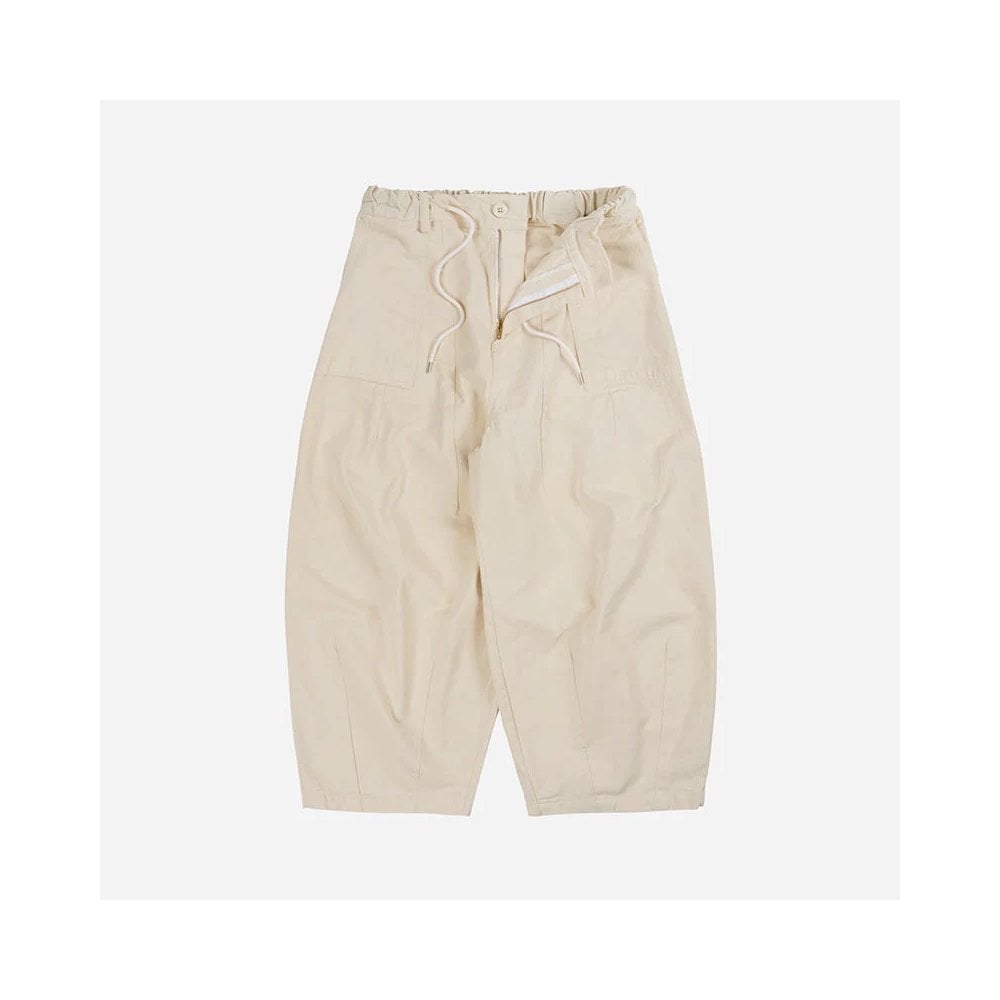Twill Balloon Pants - Ivory