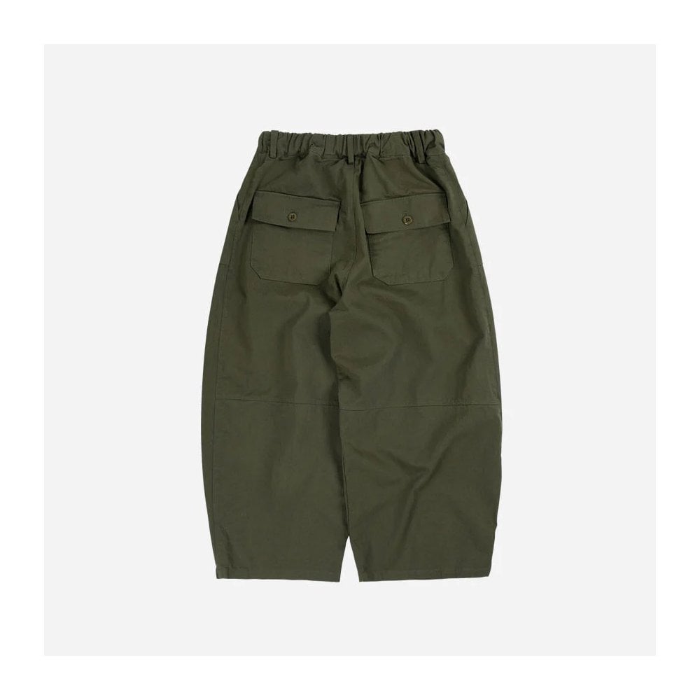 Twill Balloon Pants - Olive