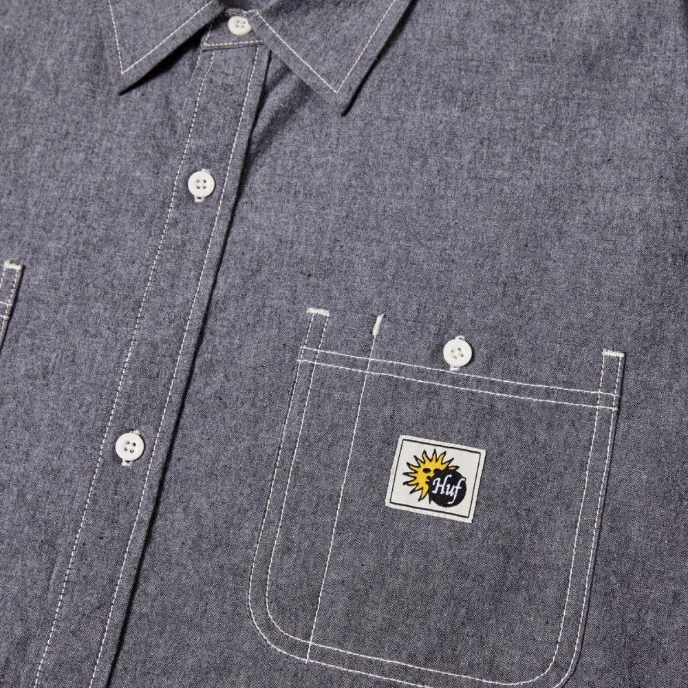 Total Eclipse Chambray Shirt, Black