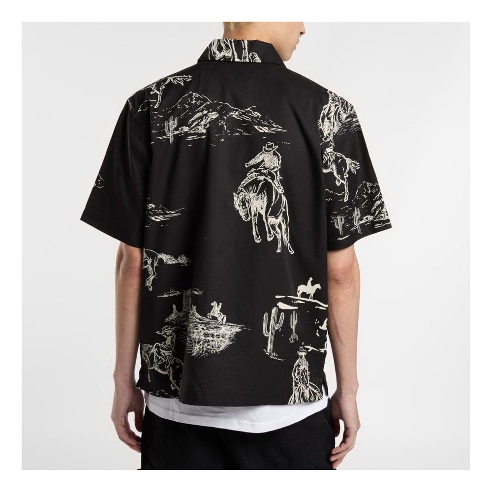 Savage Short Sleeve Work Shirt Black