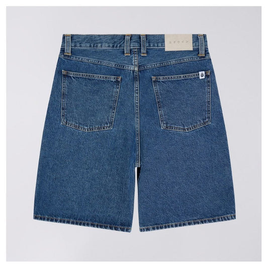 Tyrell Short, Blue Mid Marble Wash