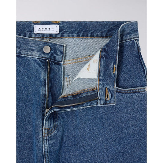 Tyrell Short, Blue Mid Marble Wash