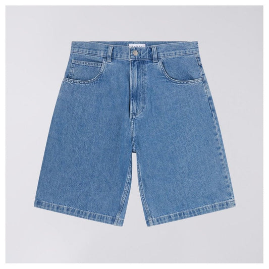 Worker Short, Blue Light Stone Washed