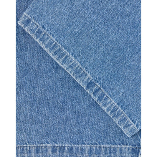 Worker Short, Blue Light Stone Washed