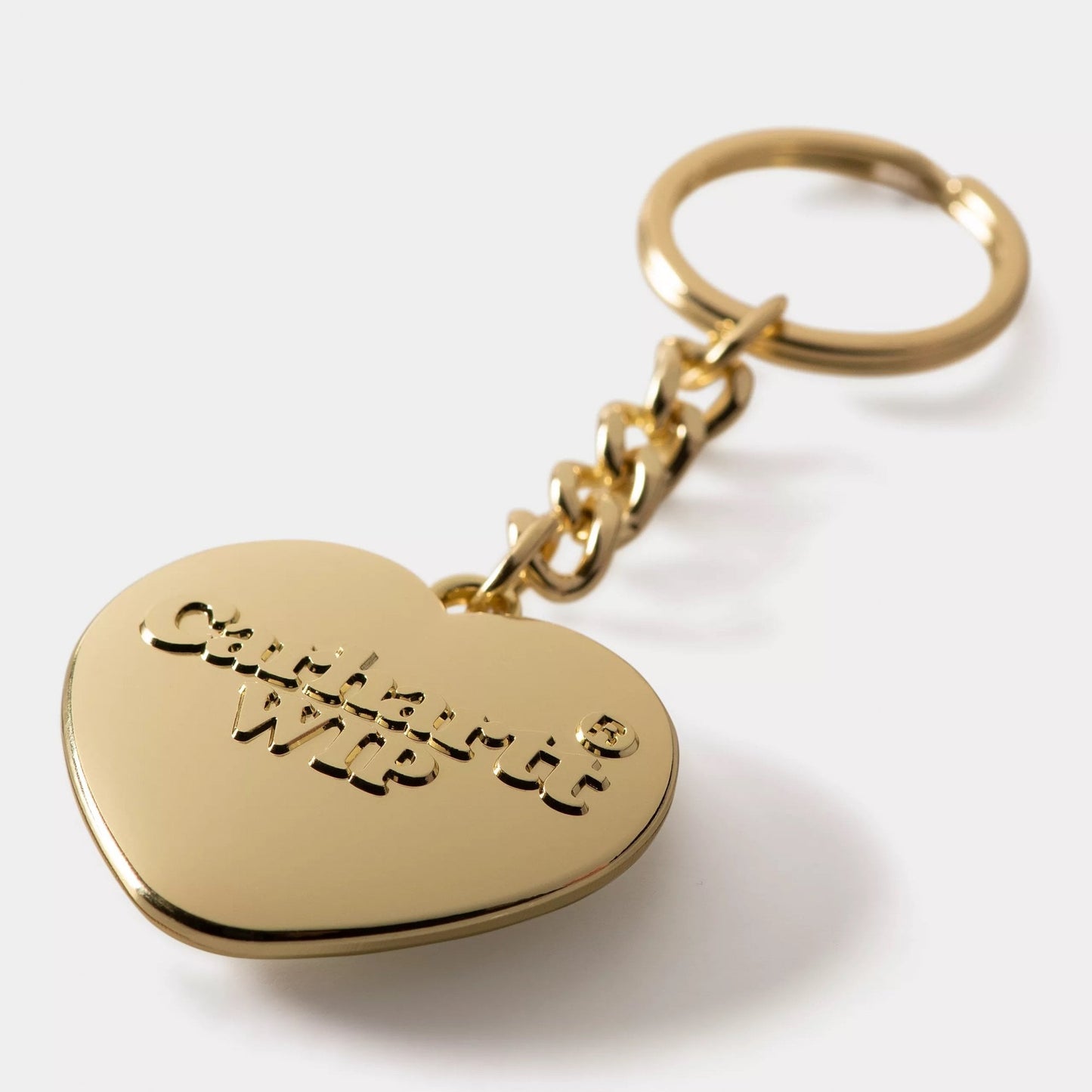 Heart Keychain - Gold