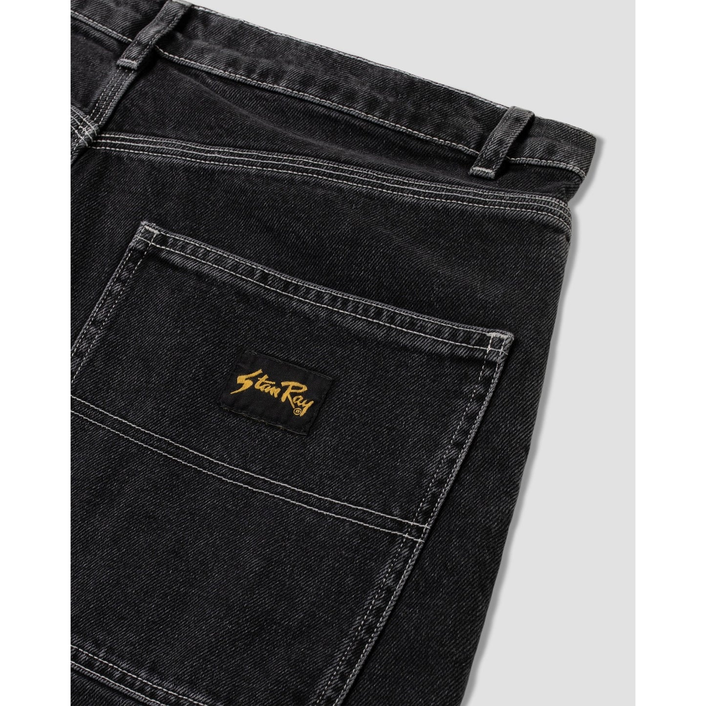 Wide 5 Short - Washed Black