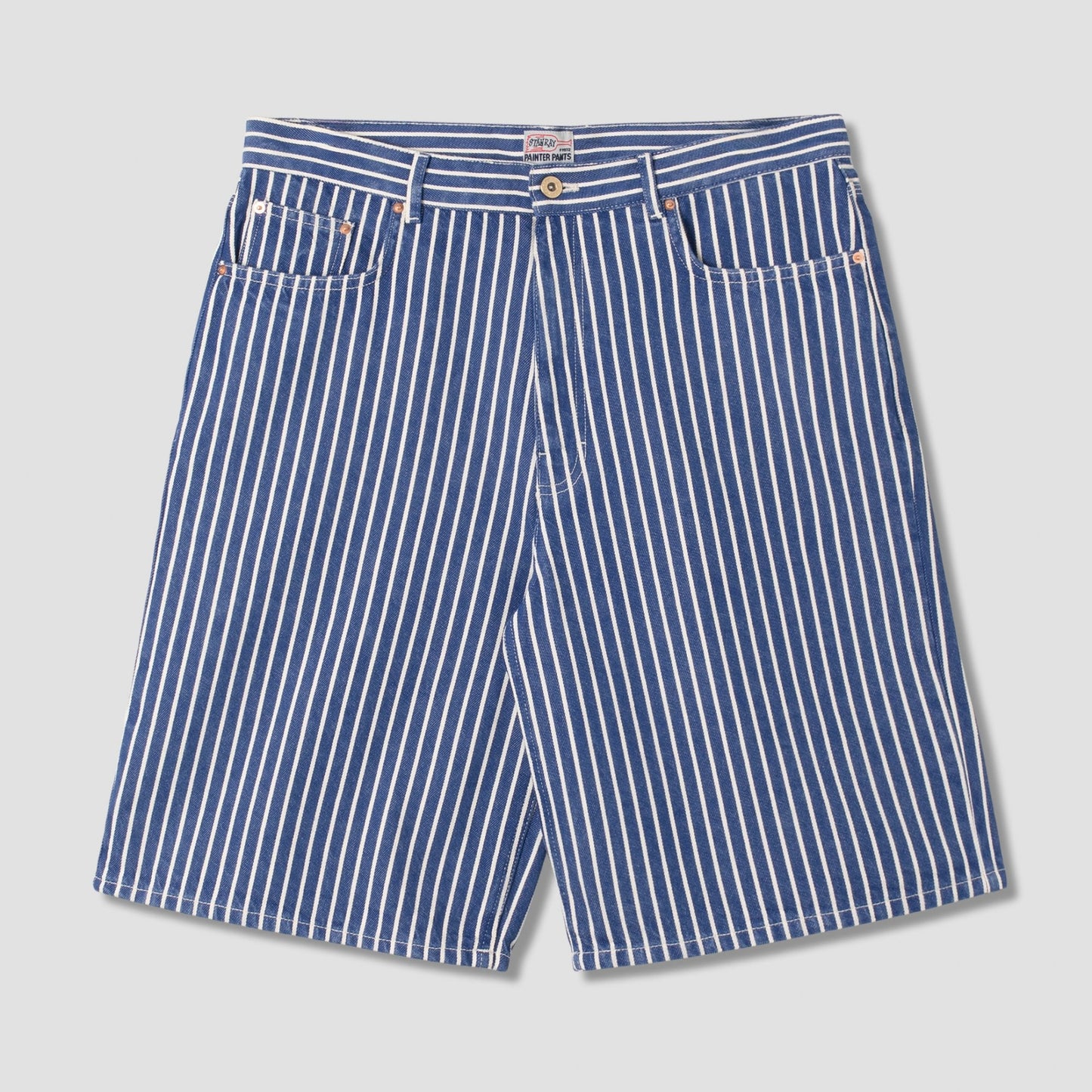 Wide 5 Short - Indigo / Natural Hickory
