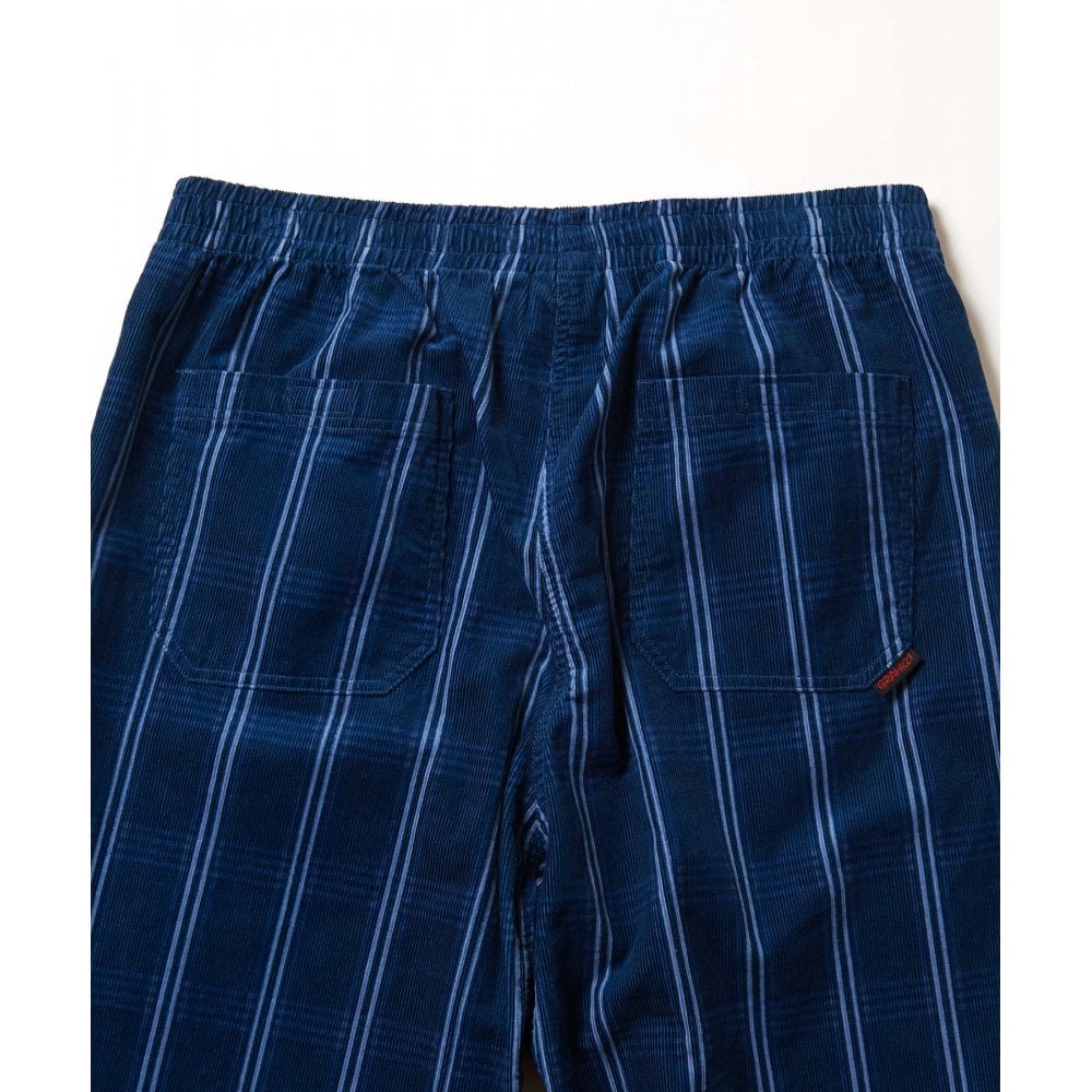 Corduroy Swell Pant - Navy Check