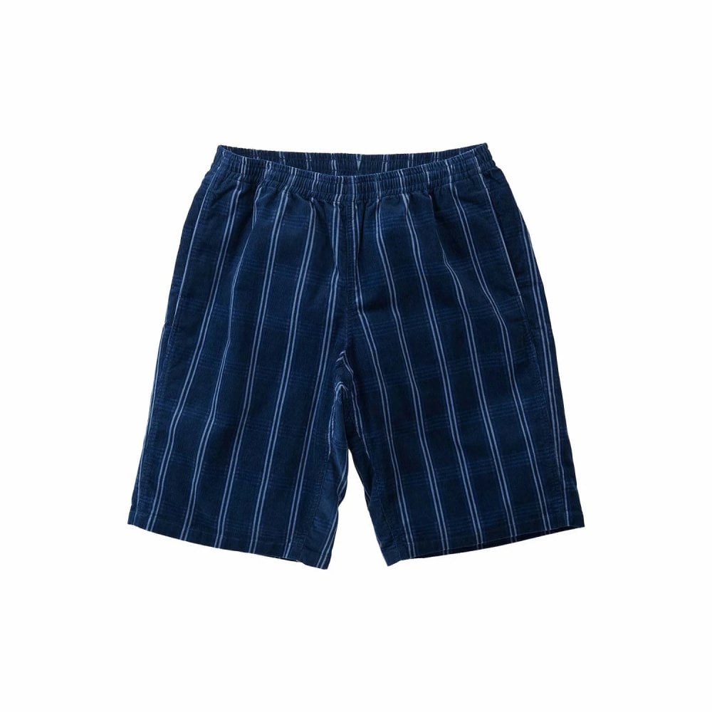 Corduroy Swell Short - Navy Check