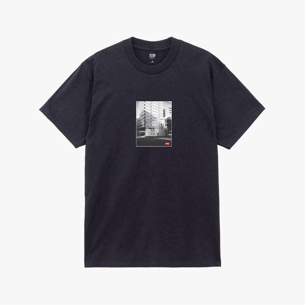 Obey Osaka Photo Classic T-shirt - Black