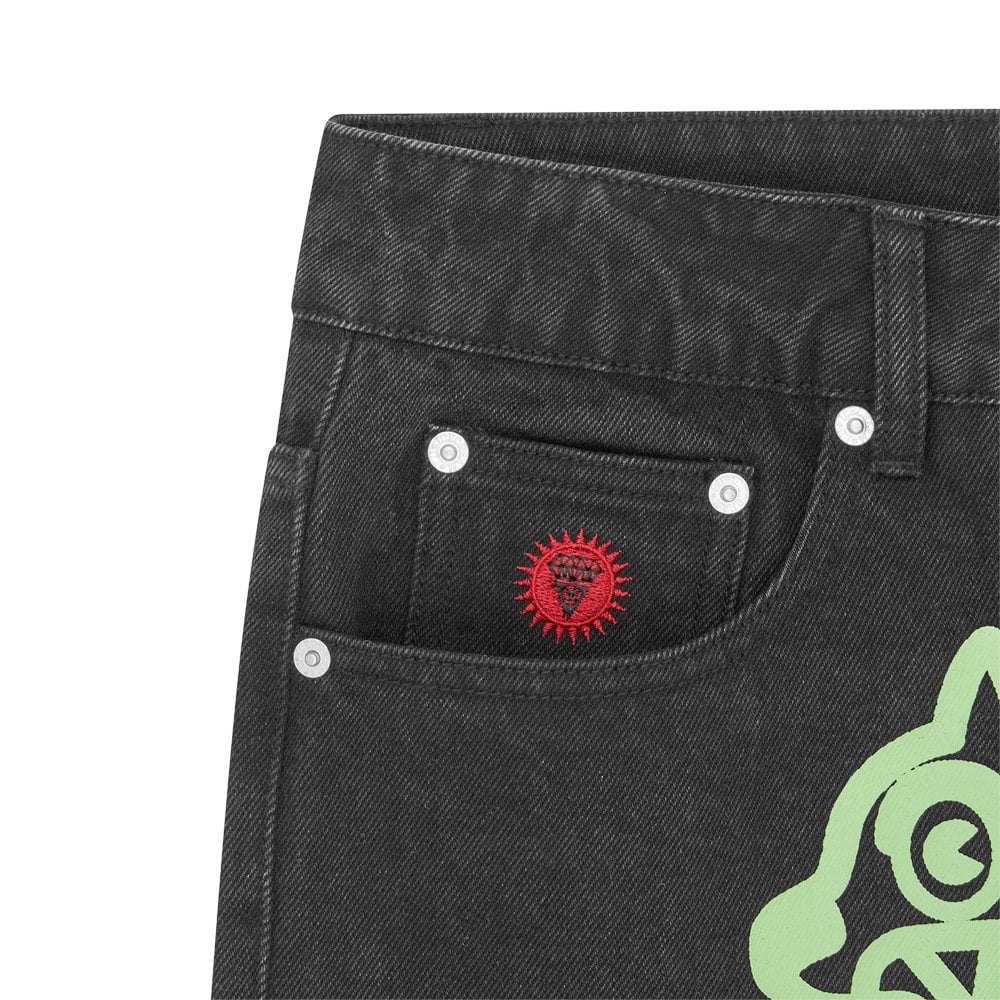 Running Dog Denim Pant - Black Denim