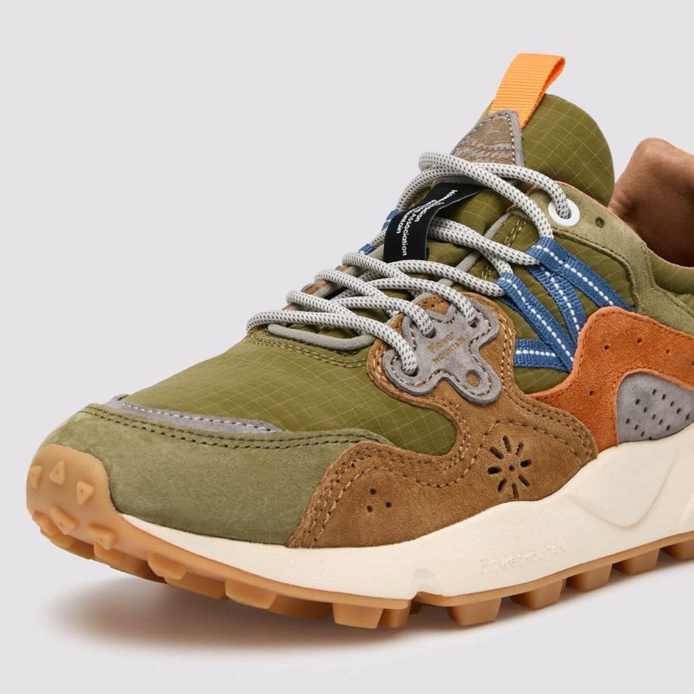 Yamano 3 Man Suede/Nylon-Ripstop Military-Brown