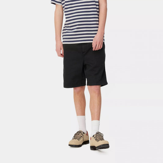 Flint Short - Black (garment dyed)