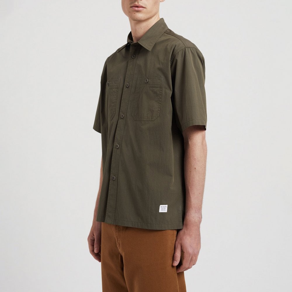 Ivan Tech Poplin SS Shirt - Ivy Green