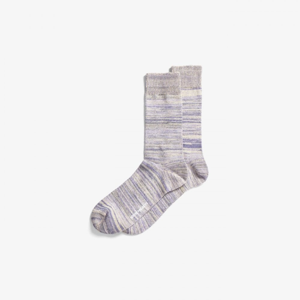 Bjarki Cotton Twist Sock - Dusk Purple