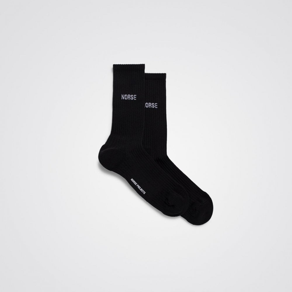 Bjarki Logo Sock - Black