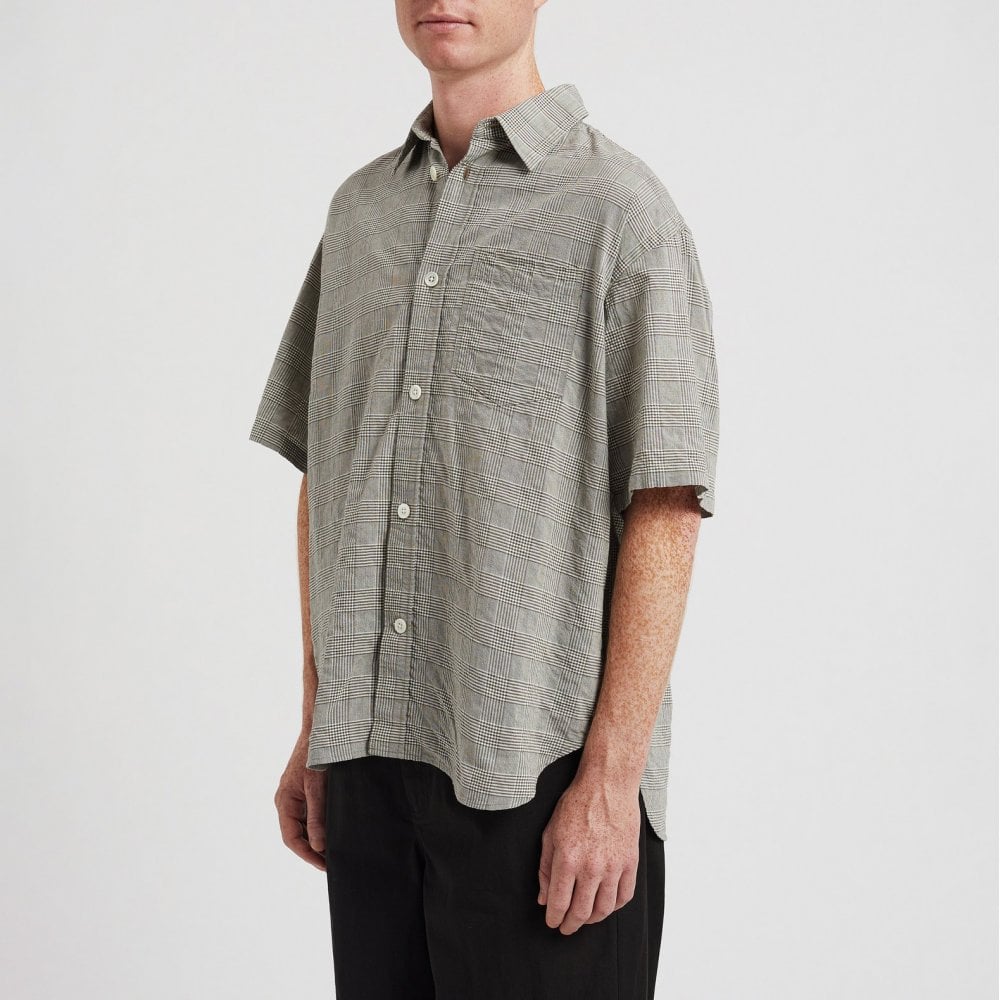 Mo Oversized Check SS Shirt