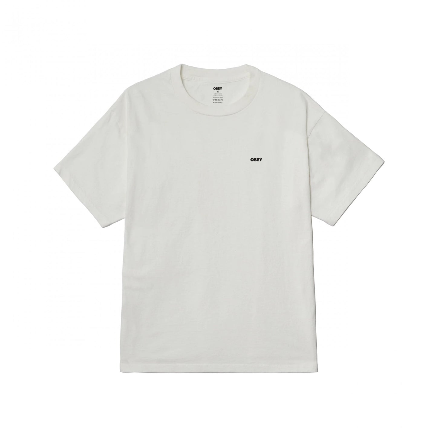 Obey Bold Icon Face Pigment T-shirt - Vintage White