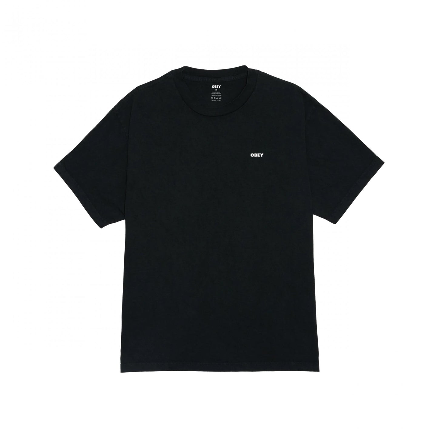 Obey Bold Icon Face Pigment T-shirt - True Vintage Black