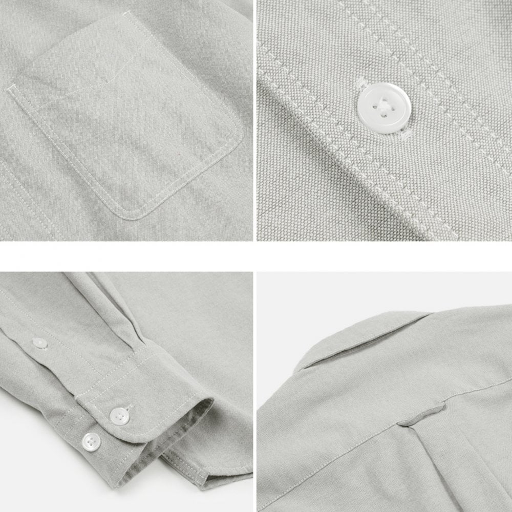 Og Oxford Oversized Shirt Gray