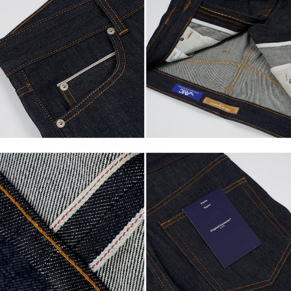OG Selvedge Regular Denim Pants - Indigo Rigid