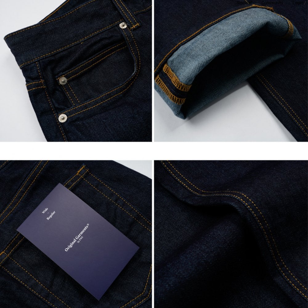 OG Wide Denim Pants - Indigo