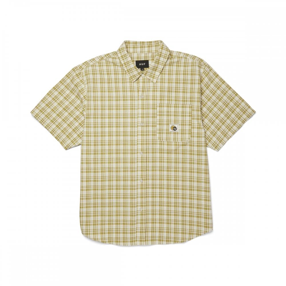 Total Eclipse S/s Plaid Shirt - Mustard