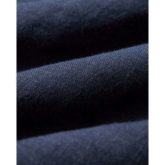 Linen Camp Collar Shirt - Navy