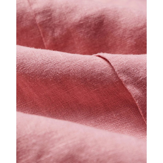 Linen Camp Collar Shirt - Rose