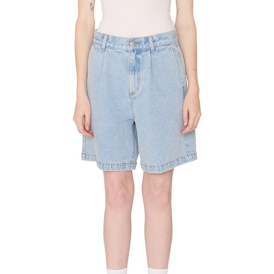 Women's Eli II Denim Pleated Short - Cirrus