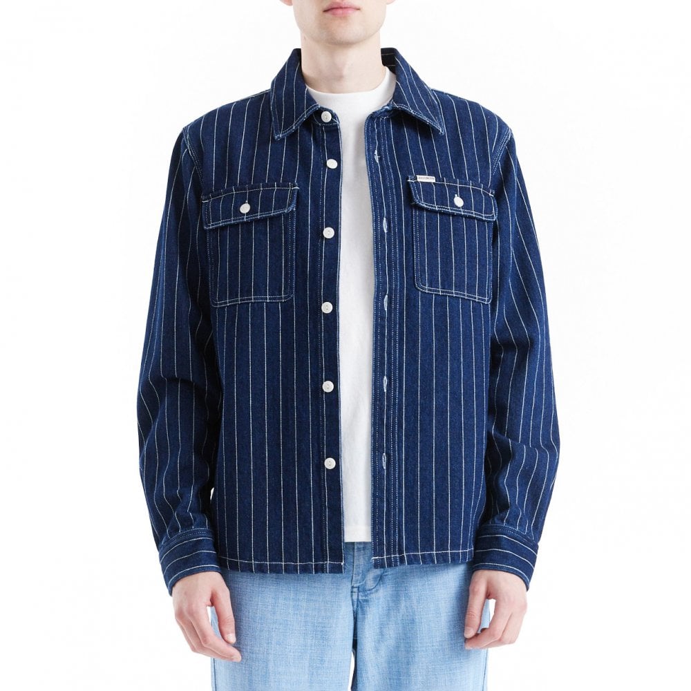 Vacay Stripe Denim Shirt