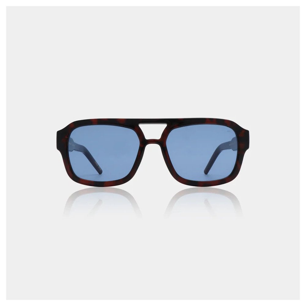 Kaya Sunglasses - Demi-Tortoise Blue Lense