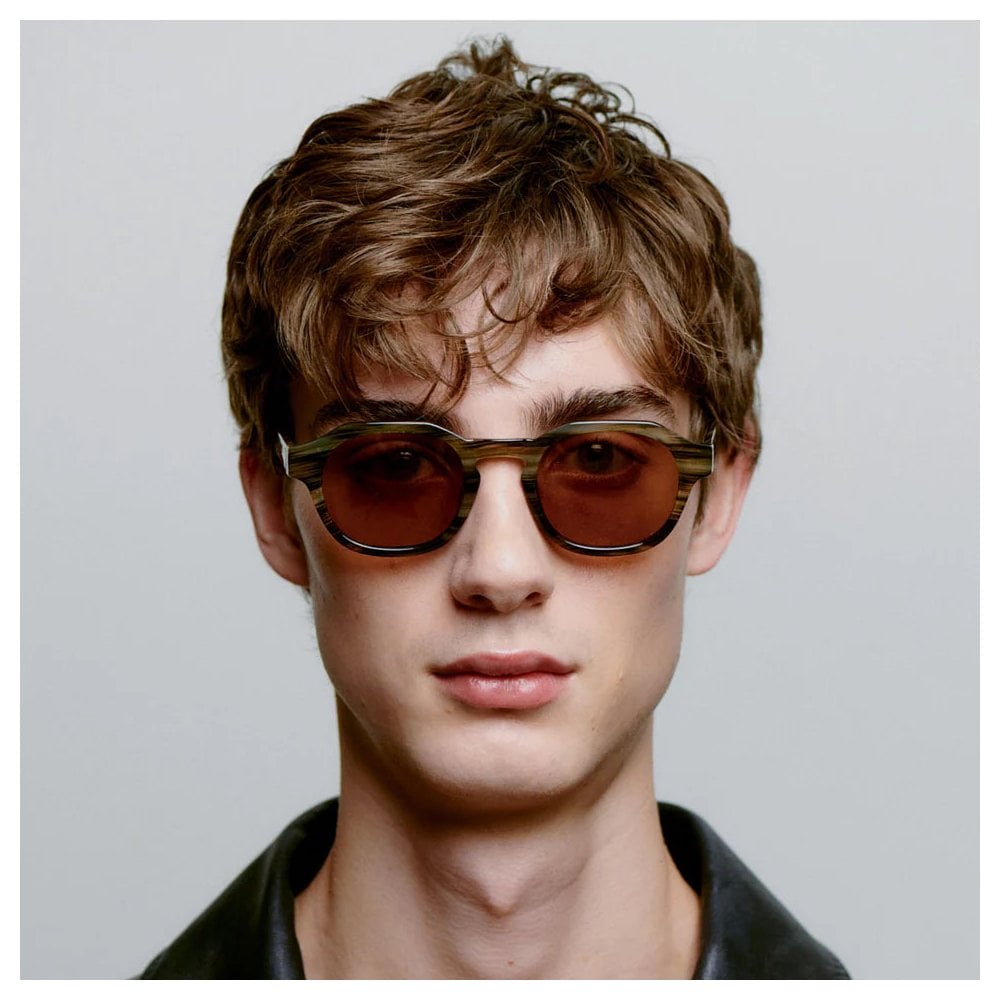 Zan Sunglasses - Striped Horn